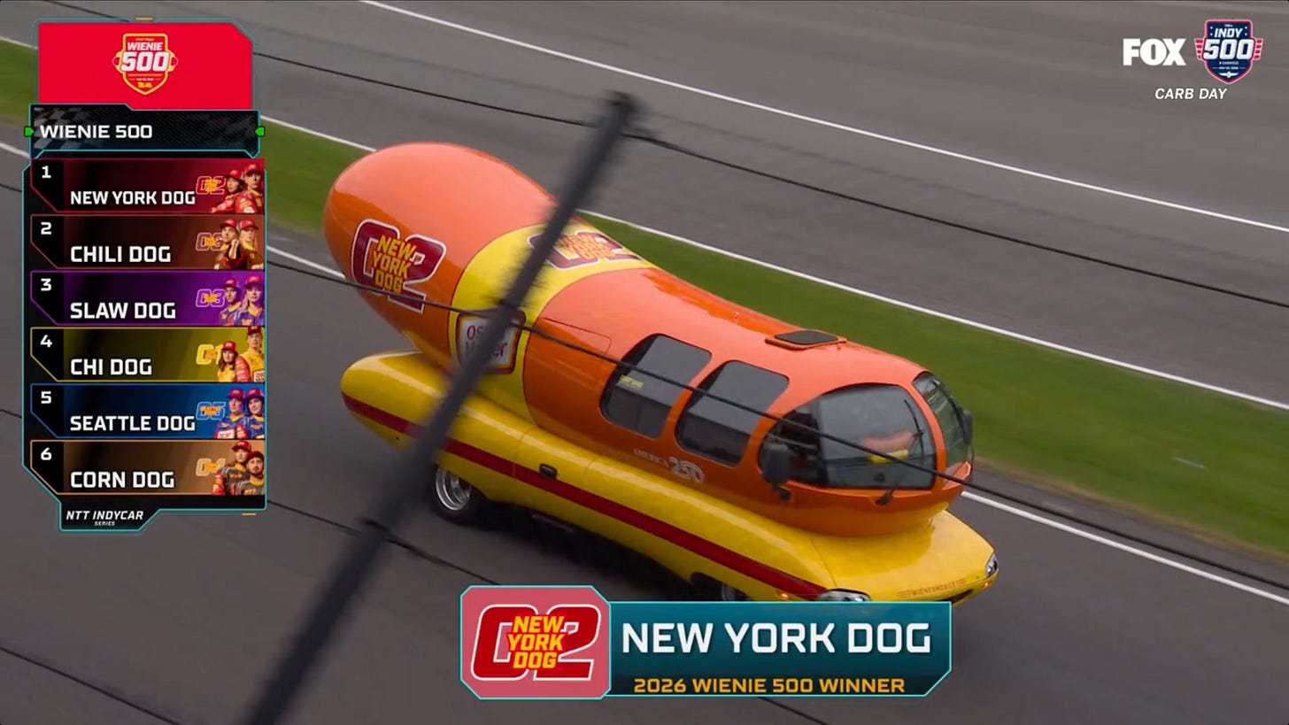 New York Dog takes its victory lap New York Dog takes its victory lap