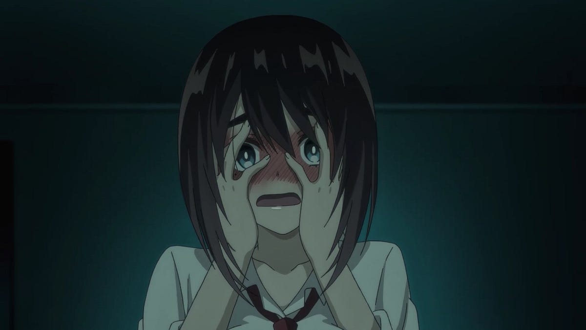 Ushiro no Shoumen Kamui-san &mdash; Episode 1 &mdash; Shizuka Covers Eyes