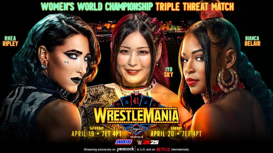 Women's World Champion IYO SKY vs. Bianca Belair vs. Rhea Ripley | WWE