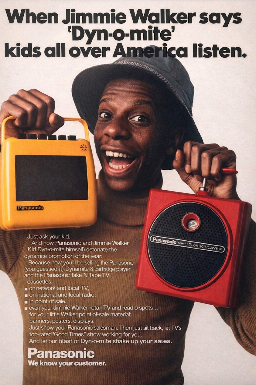 The Panasonic Dynamite 8 RQ-830S 8 Track Player