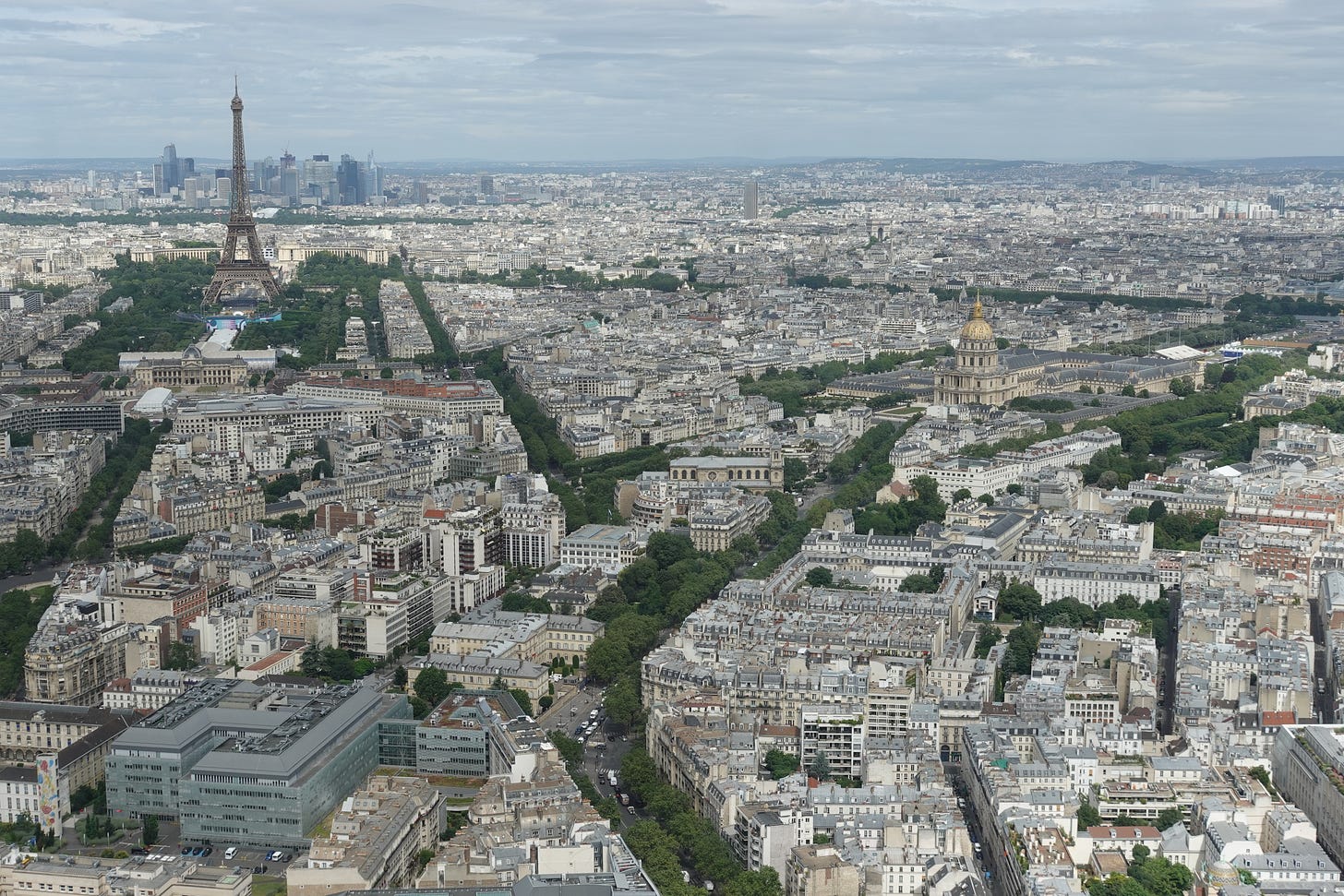 Eiffel Tower view from Montparnasse Tower