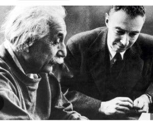 Oppenheimer with Einstein - Frank Report