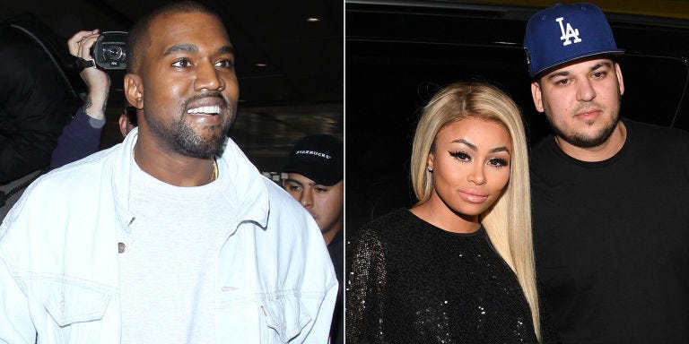 kanye west only kardashian clan member okay with rob blac chyna engagement 2016 gossip kanye west only kardashian clan member okay with rob blac chyna engagement 2016 gossip