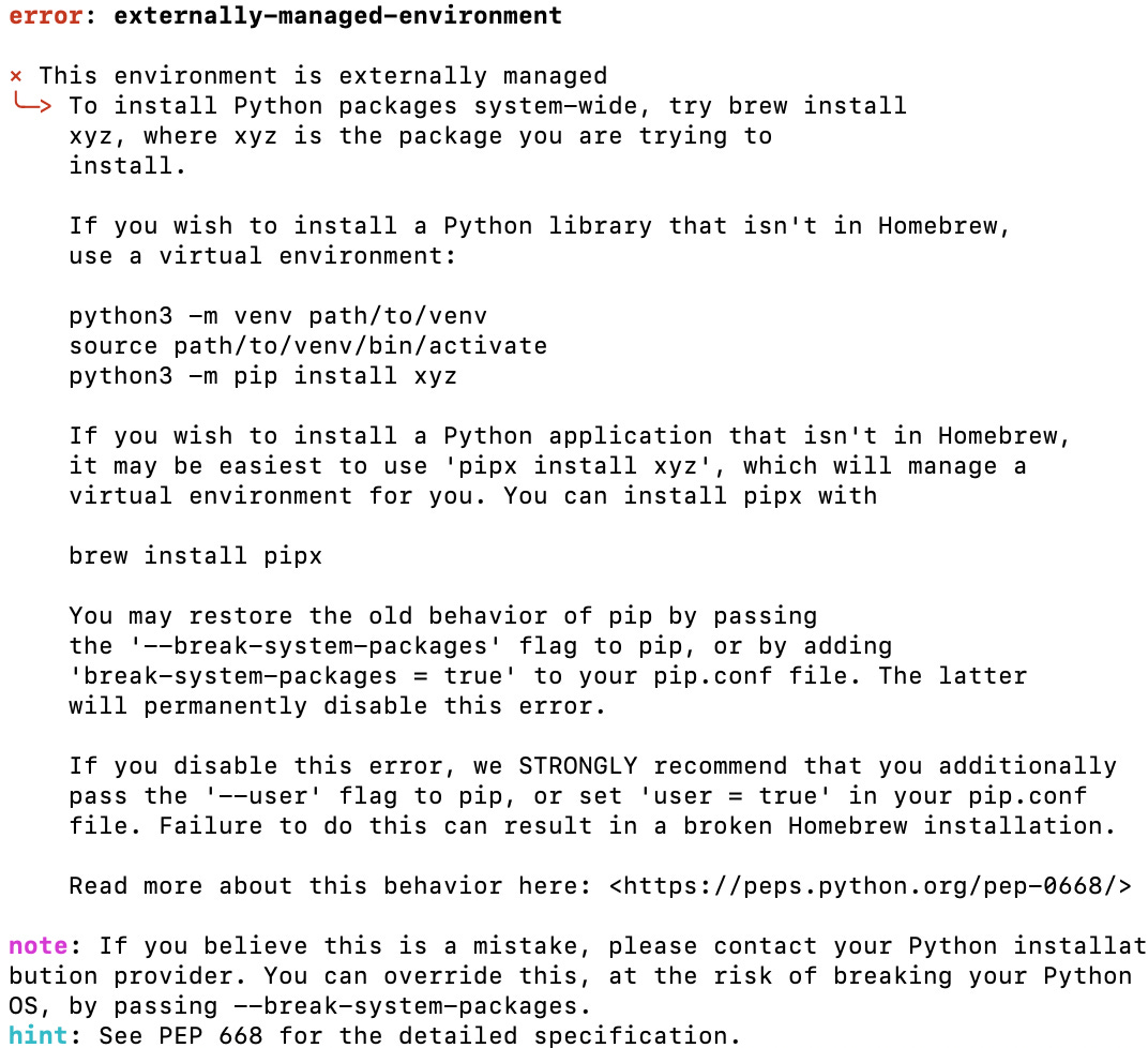 how-to-fix-the-externally-managed-environment-error-when-using-pip