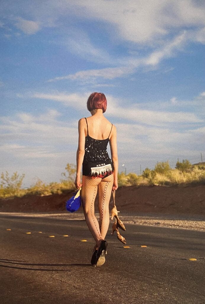 Anna O'Keefe - better known as Roxy Tornado, in NO Magazine. (Cutting supplied by Anna)