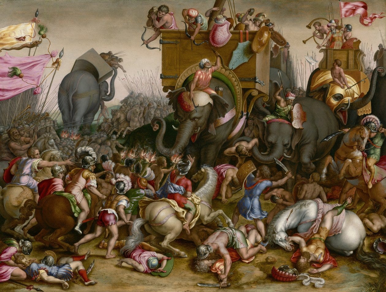 The Battle of Zama by Cornelis Cort: Buy fine art print