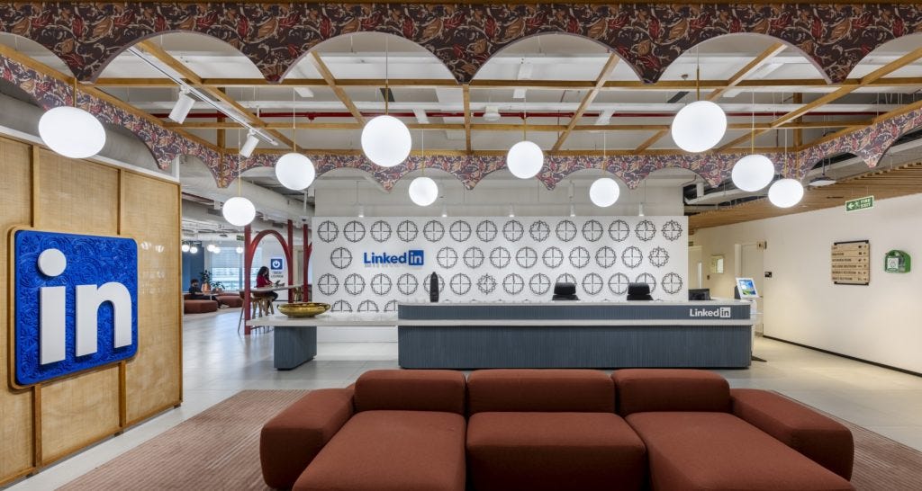 LinkedIn Office, Bengaluru - Technology Interior Design on Love That Design