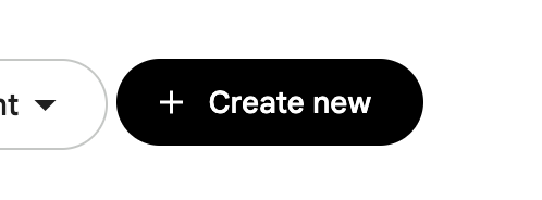 "+ Create" Botton