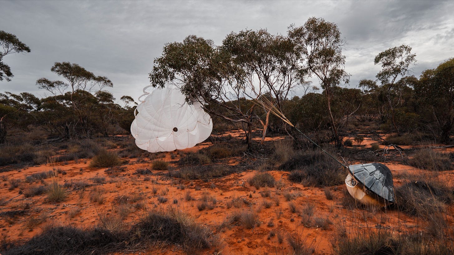 Varda space capsule returns to Earth in 1st commercial landing in  Australian Outback (photos) | Space