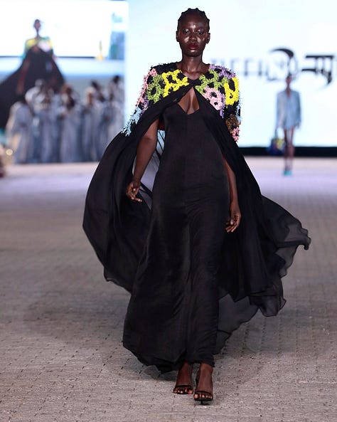 Some off-site private shows starring (L-R) Ejiro Amos Tafiri, Sisiano, Wanni Fuga, Tiffany Amber, Lisa Folawiyo, Kadiju, Abiola Olusola × Shekudo, Orange Culture, and Éki Kéré. 