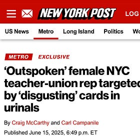 Misogyny, Silence, and Power: What Two Harassment Cases Reveal About the UFT’s Broken Culture