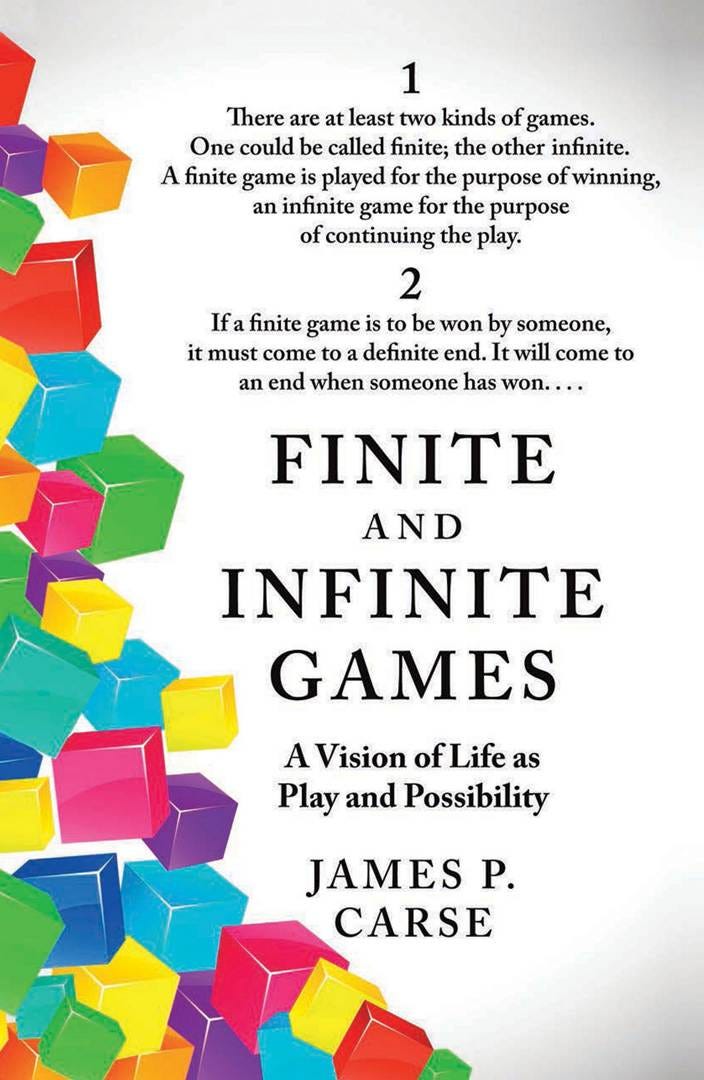 Finite and Infinite Games | Book by James Carse | Official Publisher Page | Simon & Schuster Finite and Infinite Games | Book by James Carse | Official Publisher Page | Simon & Schuster