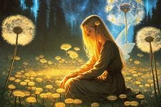 #dandelions #fairy