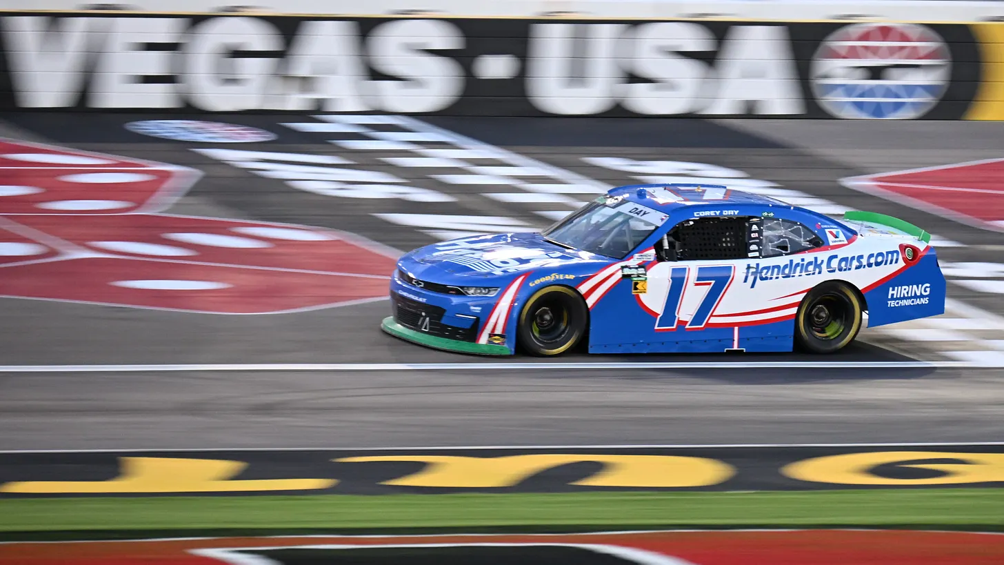 Corey Day Wins the Focused Health 302 at Las Vegas Motor Speedway