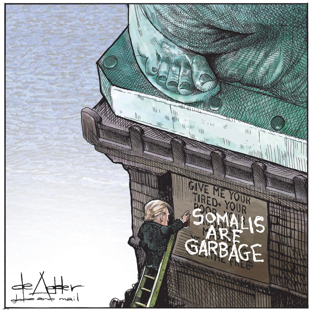 May be pop art of ‎text that says '‎nO የካስ 11 MI Un Mk Pl Y L 帆 li 1 E III ١١ الله ا۱١ YIII ME POTDRU GARBAGE SOMALIS ARE حطے dAtr 山中 mail‎'‎