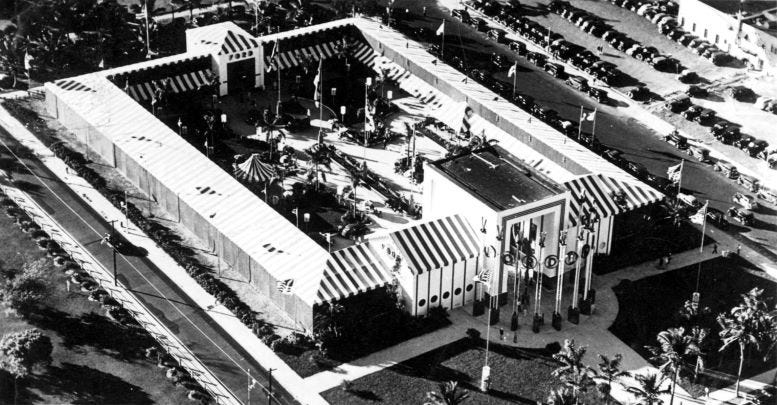 Figure 4: Aerial view of the Ford Exposition Center in 1937. Courtesy of Larry Wiggins.