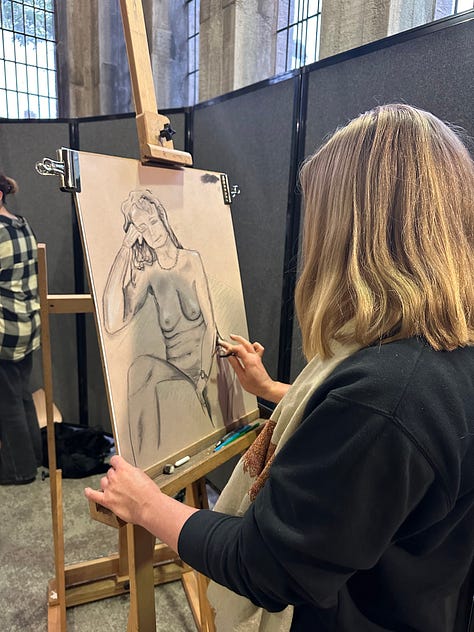 Life drawing, held at York St John University