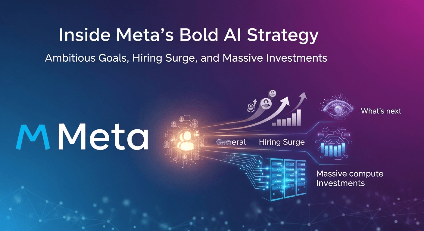 Inside Meta's Bold AI Strategy: Ambitious Goals, Hiring Surge, and Massive  Investments - AI Developer Code