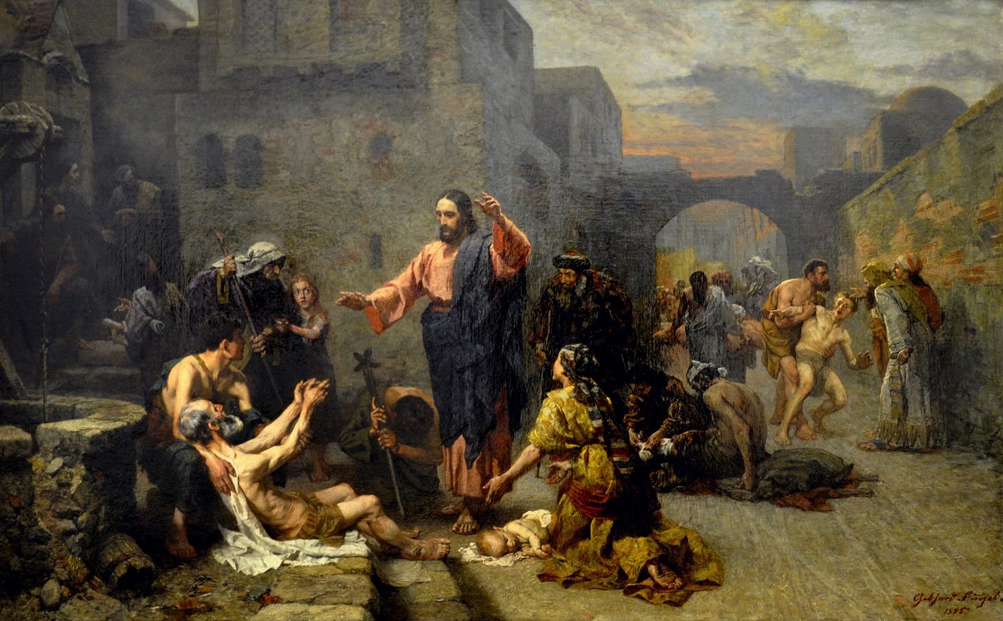 Jesus heals the paralytic