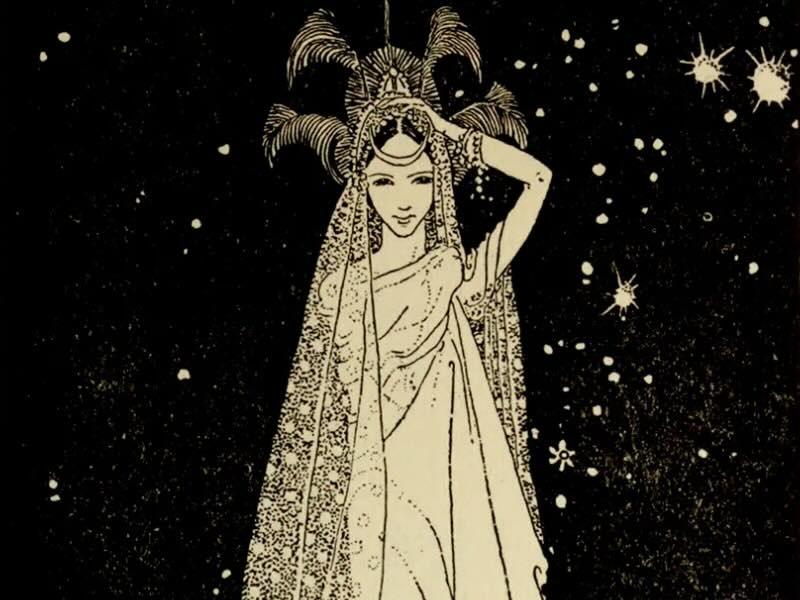Dorothy Lathrop's illustration for Down-Adown-Derry, De la Mare, 1922