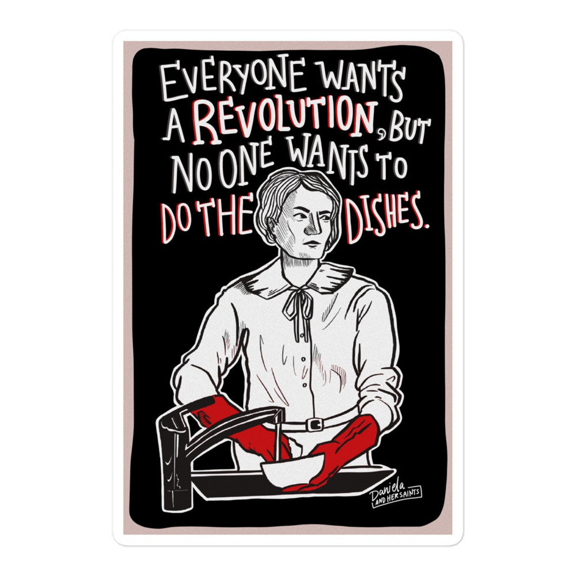 Catholic Worker sticker image 1