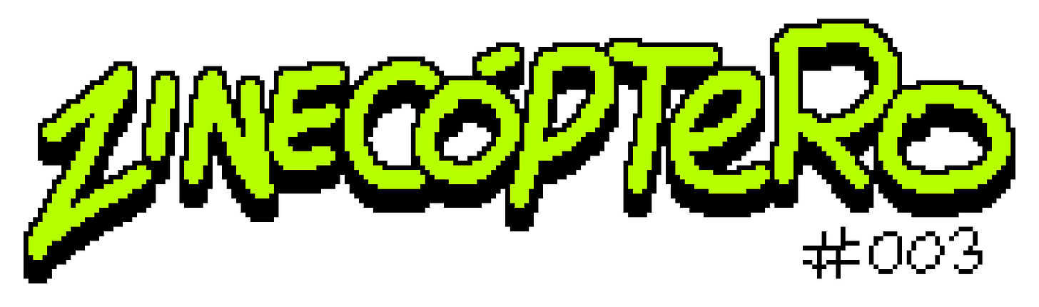 ZINECÓPTERO EDIÇÃO NÚMERO 3