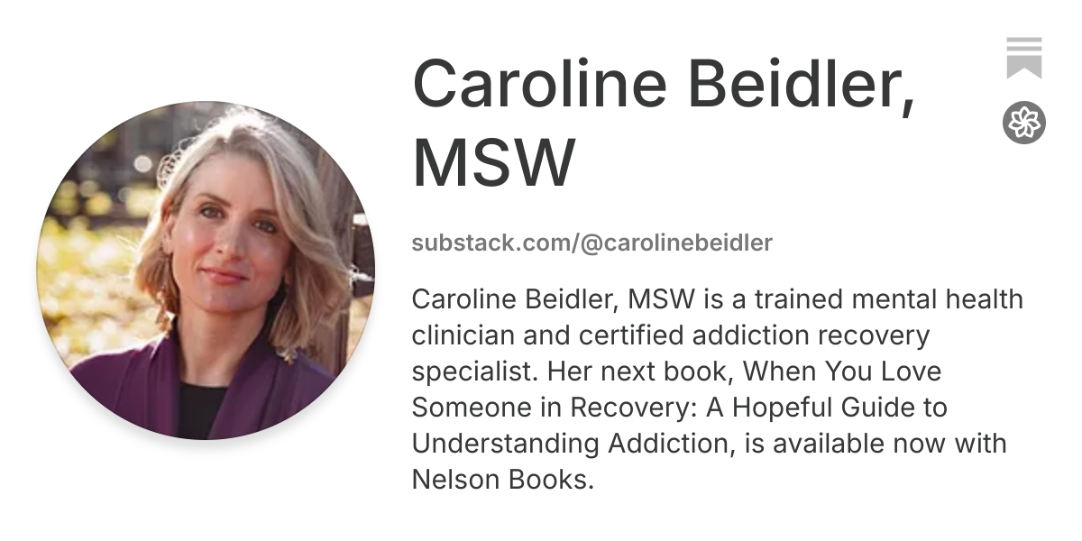 Caroline Beidler, MSW | Substack