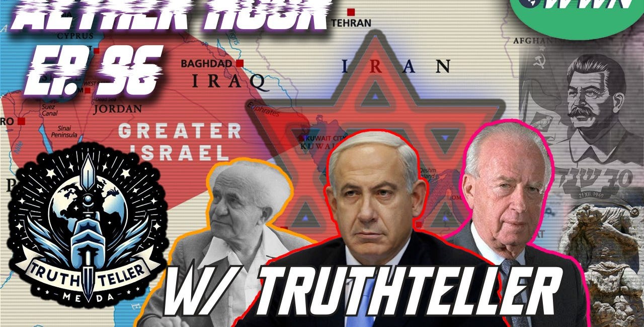 ZIONISM Exposed, History of Israeli Terrorism, Settlers & MORE! w/ TruthTeller! Aether Hour Ep. 96