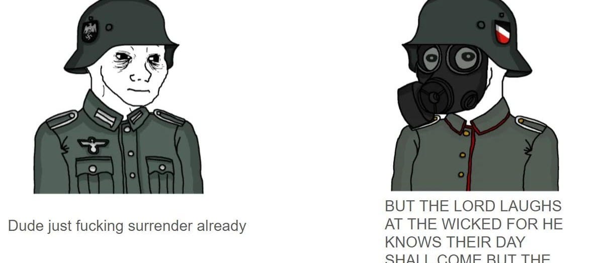 Some memes based off my 2nd GCW meme from about 3 months ago (the antifa and DNVP one) (insanely ...