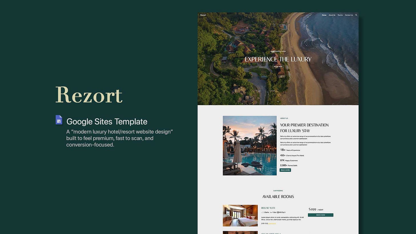 Rezort - Google Sites Templates by Vijay Thapa Rezort - Google Sites Templates by Vijay Thapa