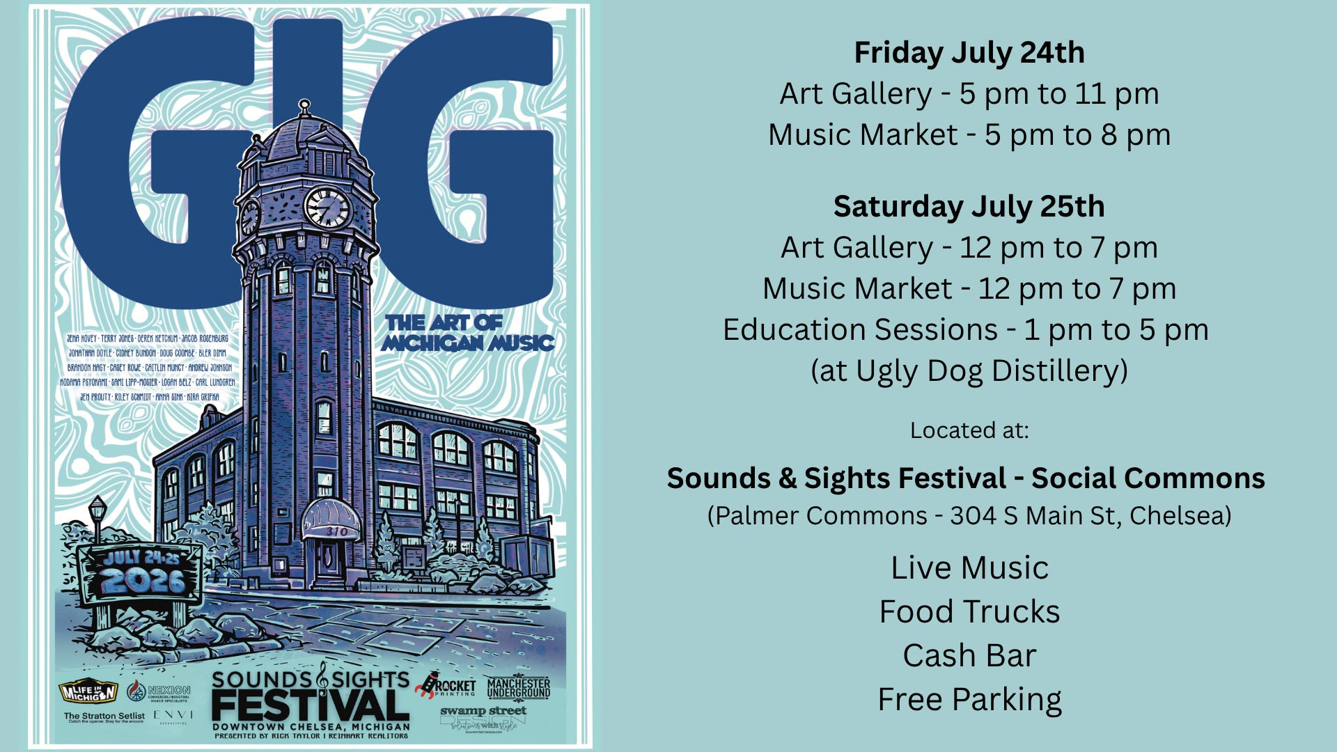 Its Happening! GIG - The Art of Michigan Music 2026
