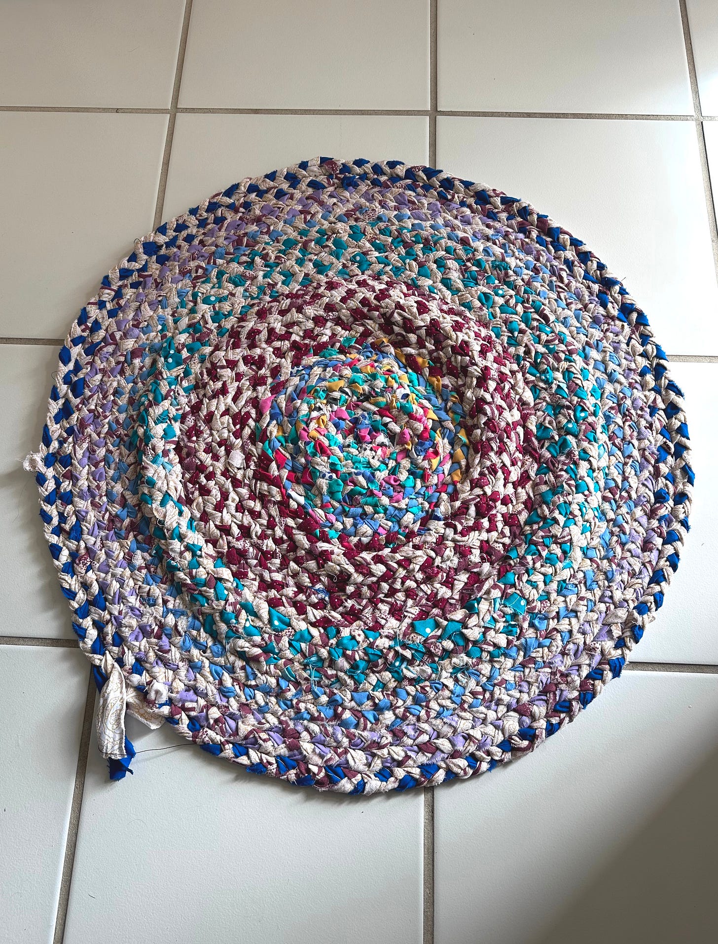 Tapete Trançado Repuxado