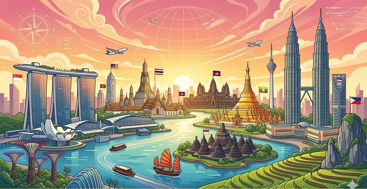 The 2026 leaderboard for all 11 Southeast Asian nations, sorted by global standing:      1st: Singapore 🇸🇬 (192 destinations) — The undisputed global champion.    6th: Malaysia 🇲🇾 (183 destinations) — Firmly in the global elite tier.