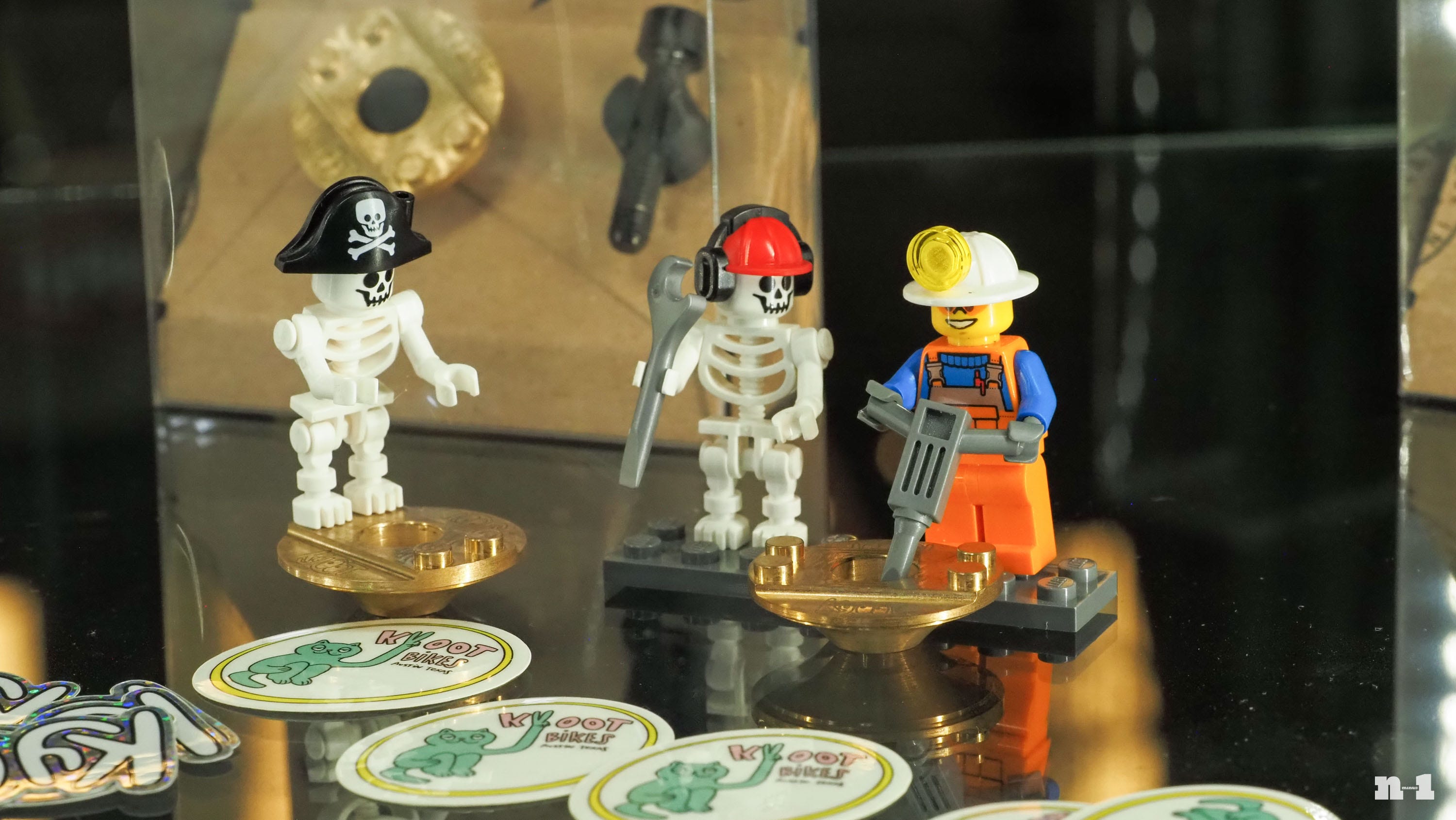 Yellow Bird Thread Works Lego caps