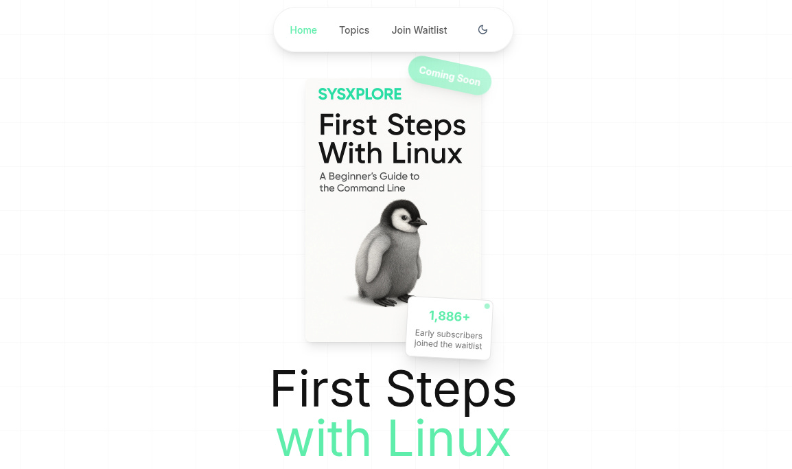 first steps with linux