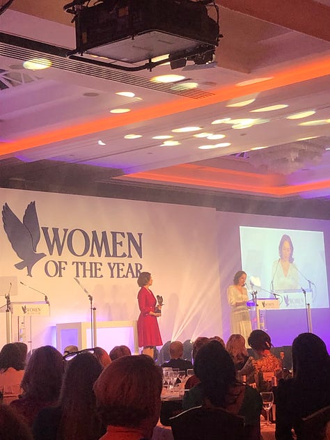 Women at the Women of the Year lunch