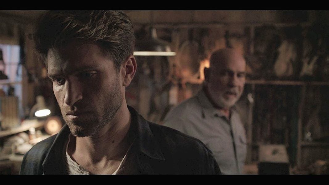 Bonham giving gay Liam Keegan Allen toxic masculinity talk on Walker 3.3. Bonham giving gay Liam Keegan Allen toxic masculinity talk on Walker 3.3.