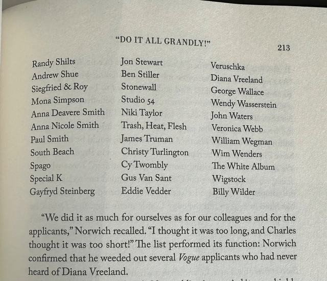 r/popculturechat - The cultural literacy required to work at Vogue in the 90s.