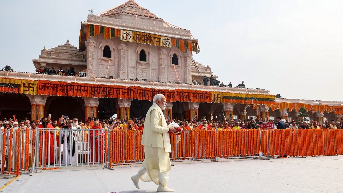 PM Modi to hoist flag at Ayodhya Ram Temple on November 25, marking  completion - India Today