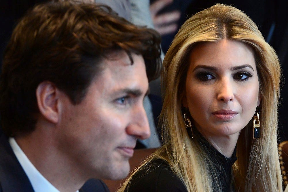 Ivanka Trump gets a night out with Justin Trudeau 2017 images Ivanka Trump gets a night out with Justin Trudeau 2017 images