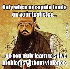 I don't have testicles, but I can see how this makes sense. Excellent advice, I'd say!