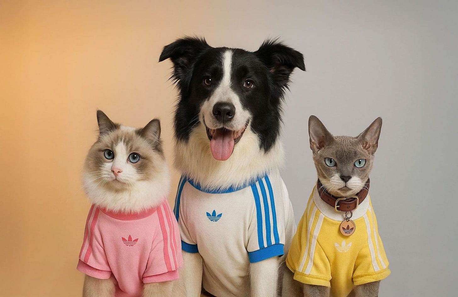 Cachorros e gatos estilosos: Adidas lança roupas para pets