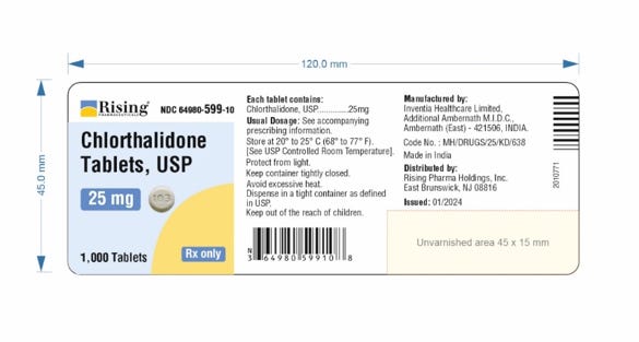 chlorthalidone recall