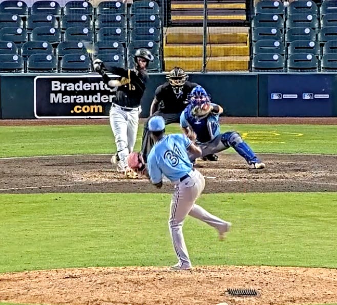 Horwitz Reaches Base Three Times, Marauders Fall Short of Comeback