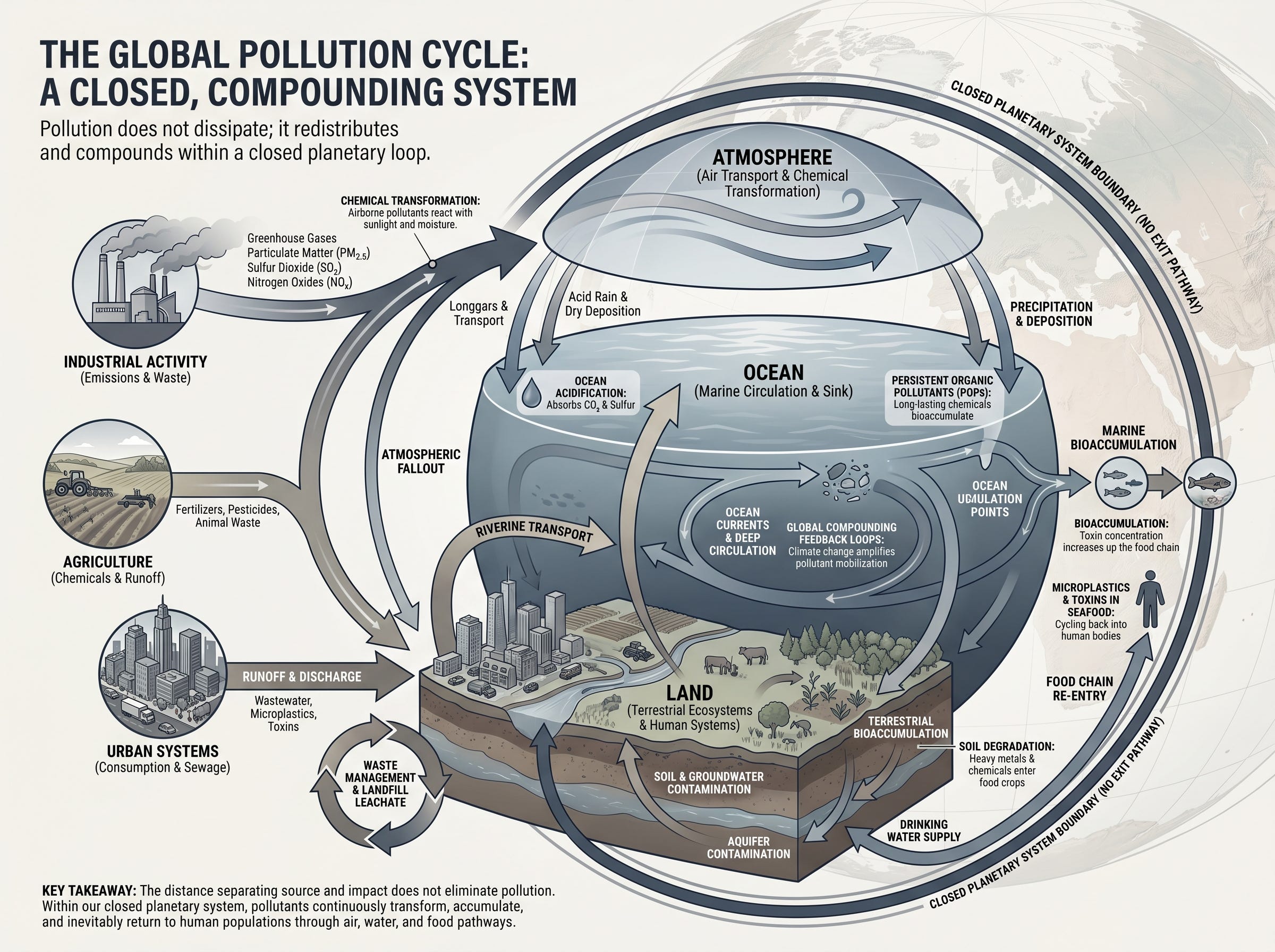 Gradual Pollution The Pollution Cycle - by Hunter Hughes - H Heuristics