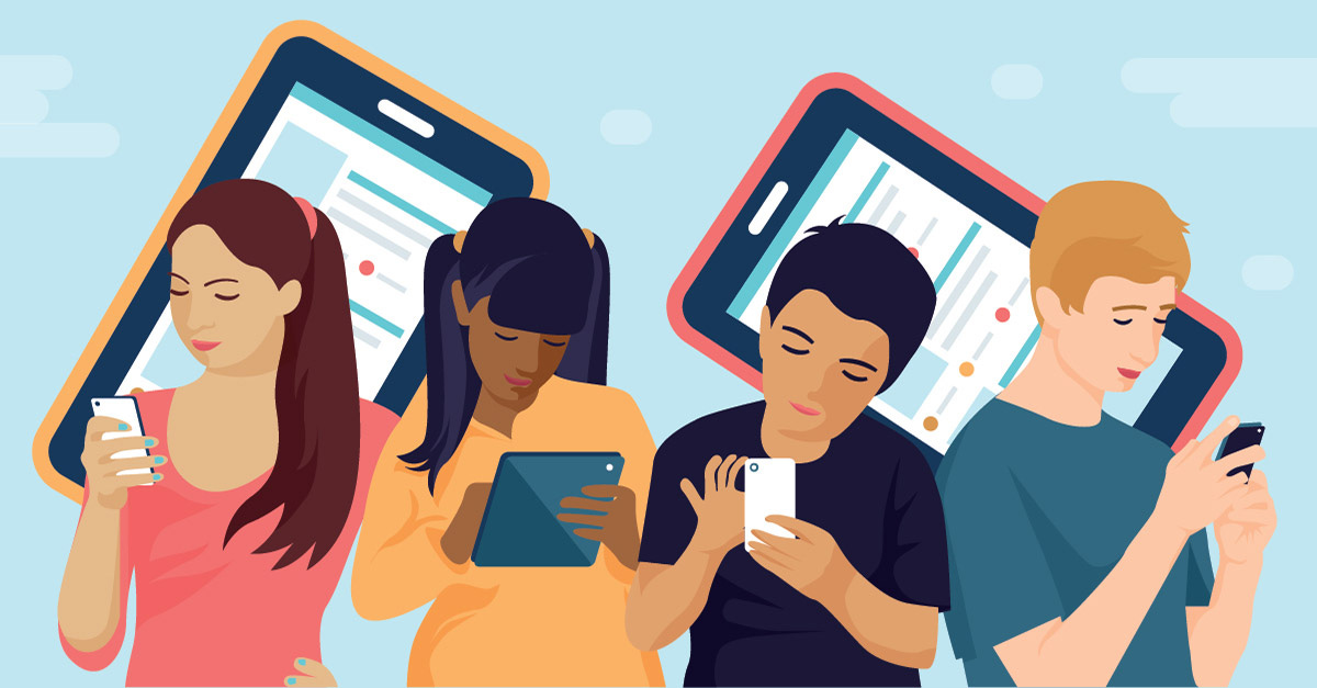 children-teens-using-social-media