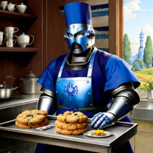 Robot Chef with Cookies Robot Chef with Cookies