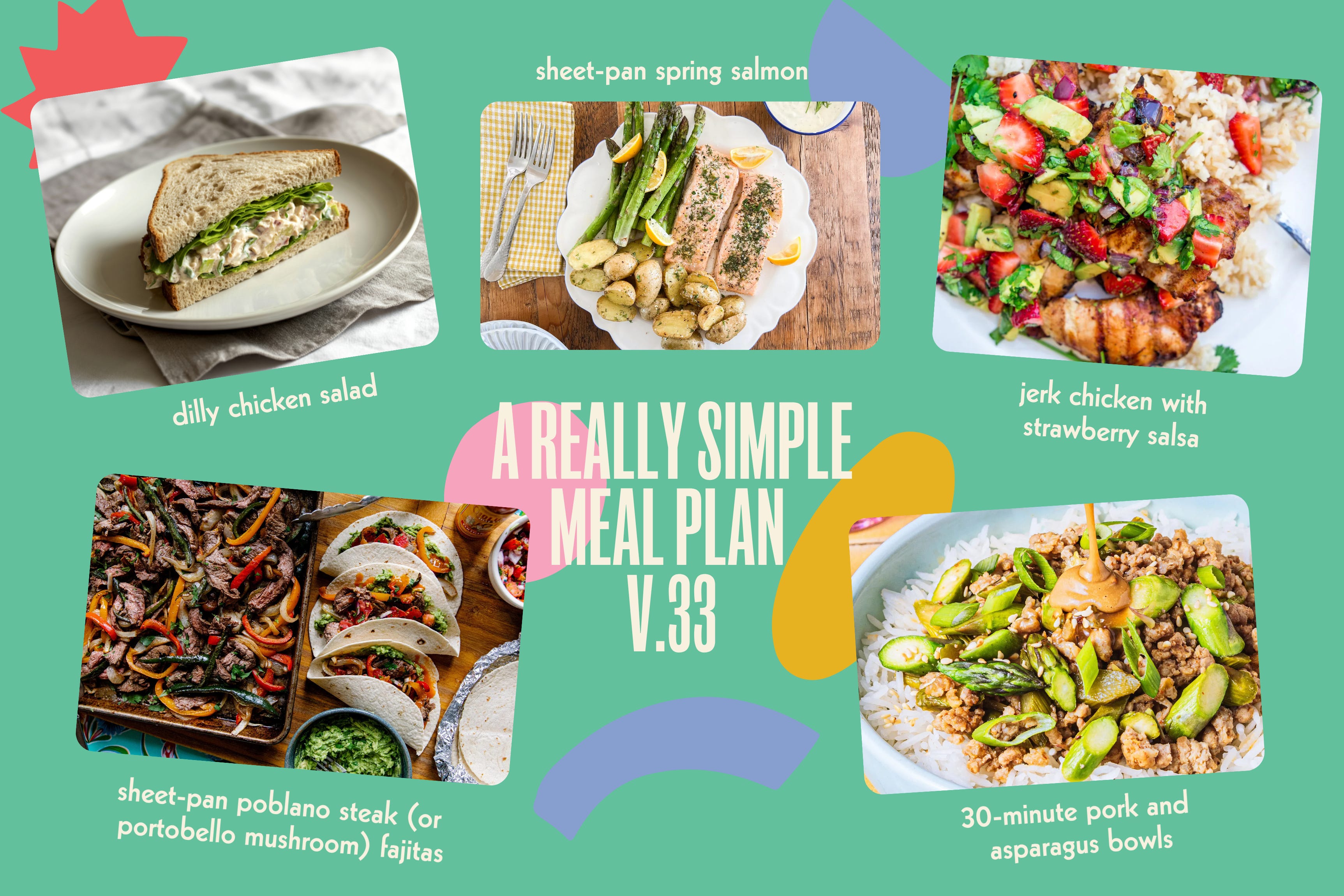 Simple Meals Roster a really simple meal plan v33