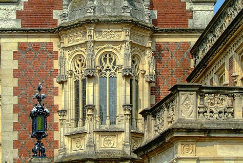 Benedictine Palace carvings and decorations