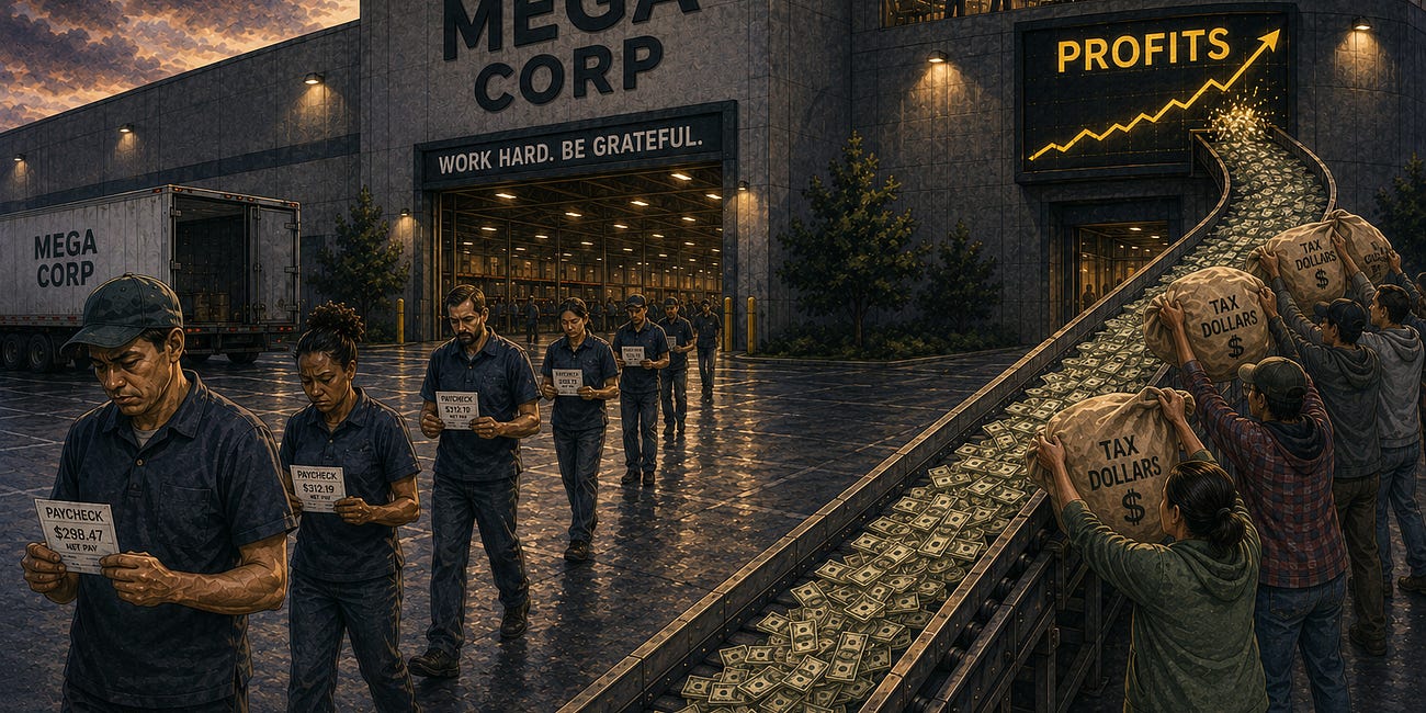 Corporations Exploit Workers And Taxpayers